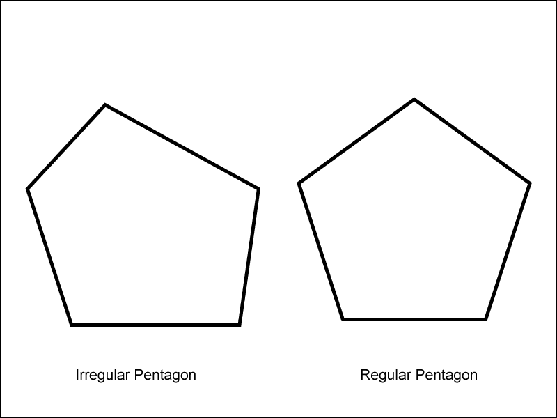 Math Clip Art--Geometry Concepts--Polygons--Pentagon