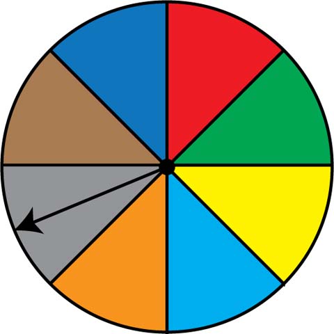Math Clip Art: Spinner, 8 Sections--Result 6