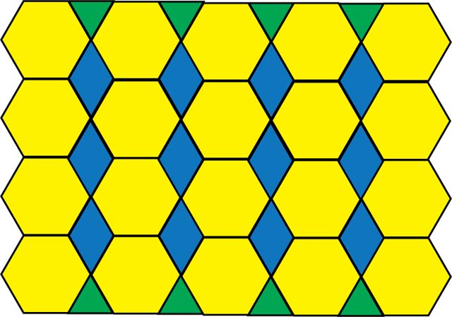 Math Clip Art--Geometry Concepts--Tessellation Pattern 1