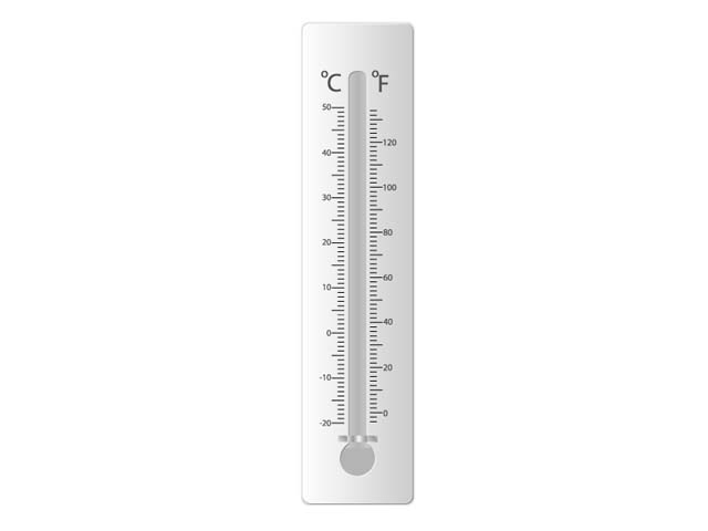 Math Clip Art--Thermometer 1