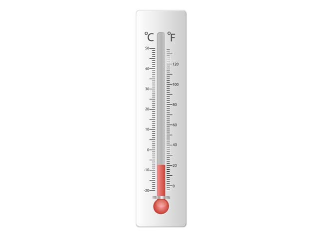 Math Clip Art--Thermometer 4