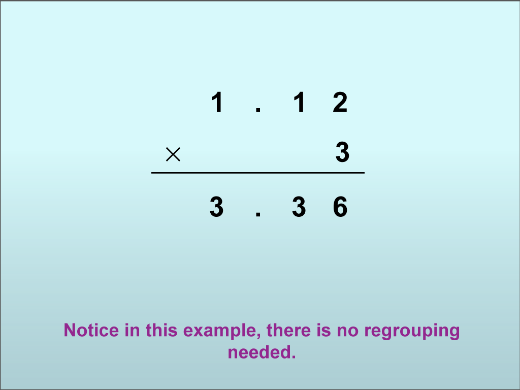 Math Clip Art--Using Place Value to Multiply Decimals by Whole Numbers, Image 7