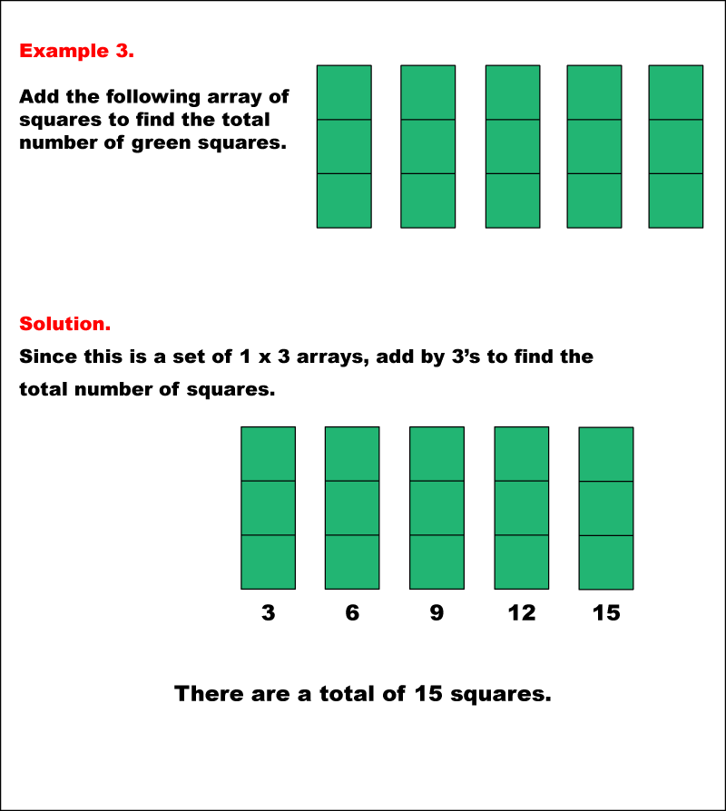 Math Example--Arithmetic--Adding Arrays: Example 3