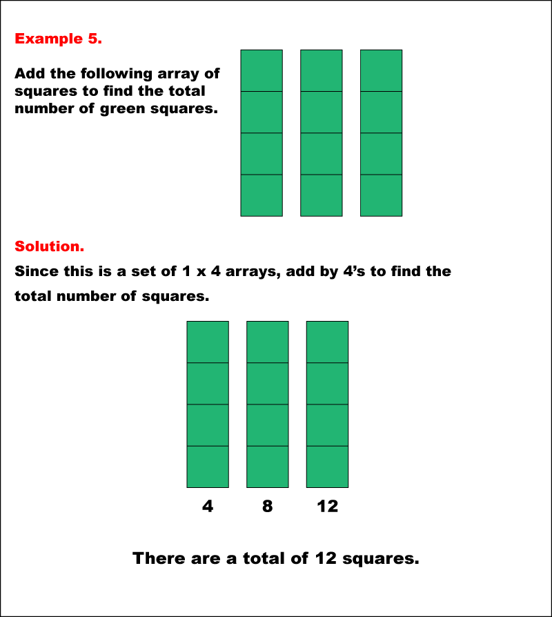 Math Example--Arithmetic--Adding Arrays: Example 5