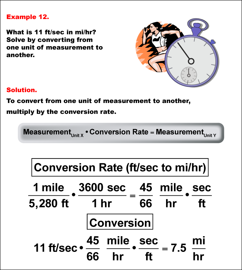 Math Example--Measurement--Converting Units--Example 12