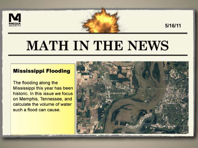 Math in the News: Issue 9--Mississippi Floods