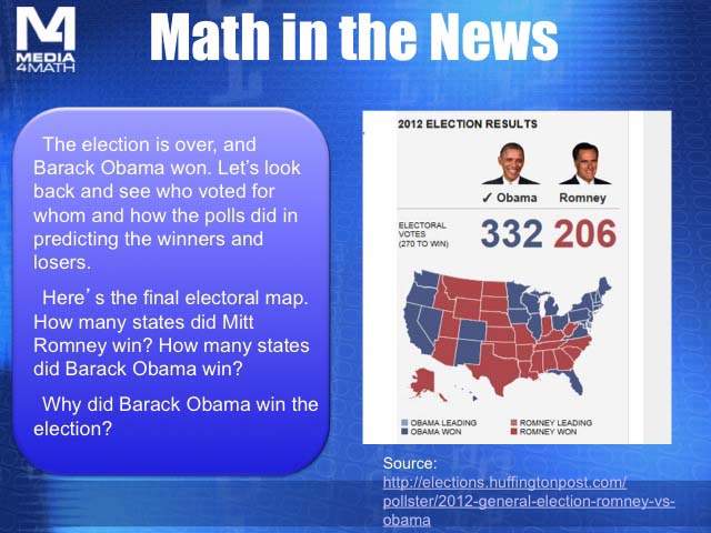 Math in the News: Issue 67--Election Results