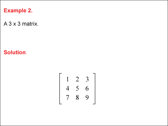 Math Example--Systems of Equations--Matrices--Example 2