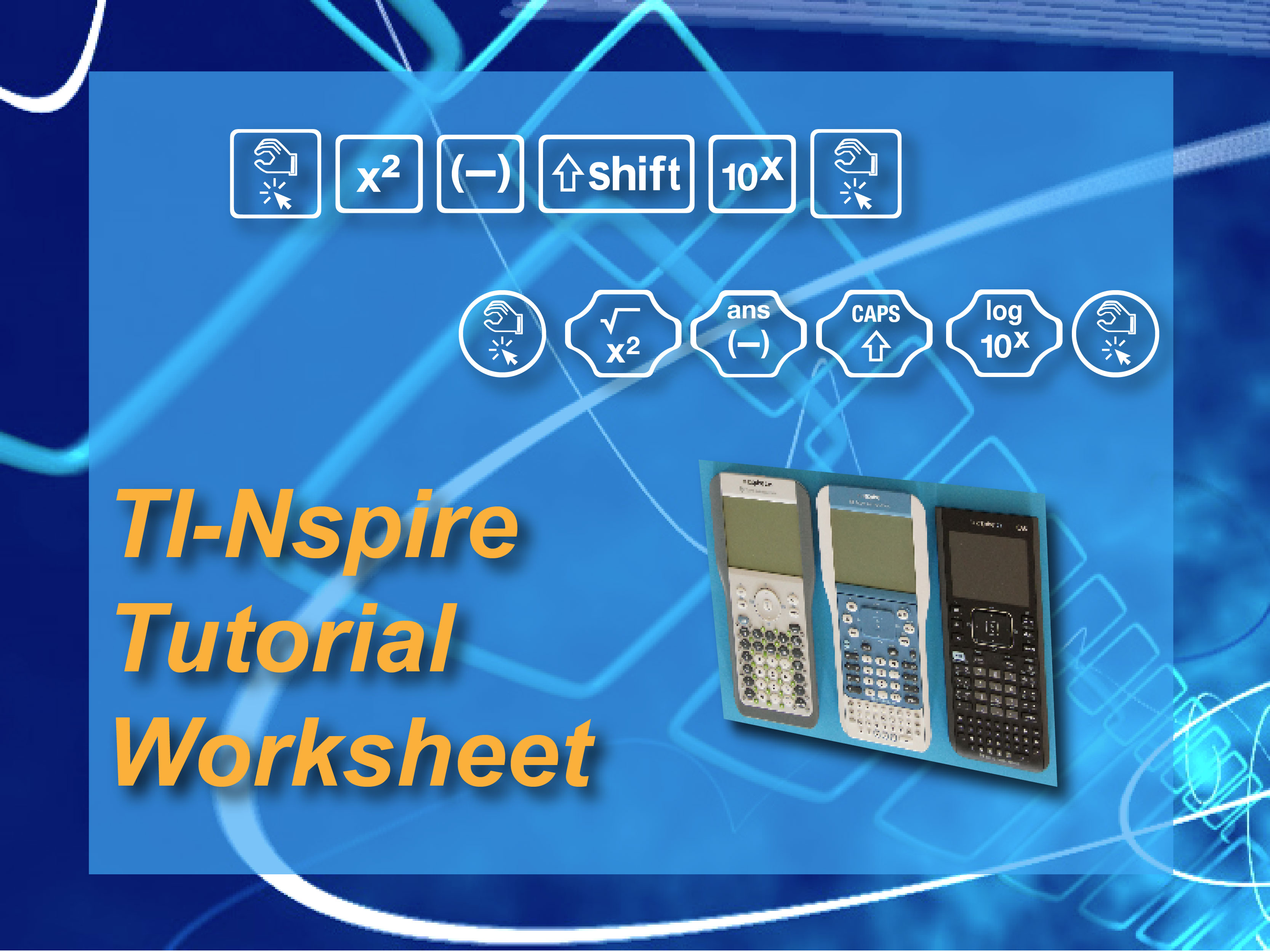 Worksheet: TI-Nspire Mini-Tutorial: Composite Functions, Linear to Trigonometric