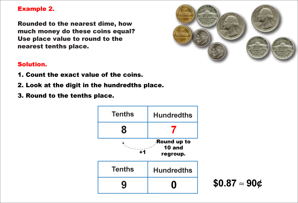 Math Example--Decimal Concepts--Rounding Decimals Using Place Value--Example 2