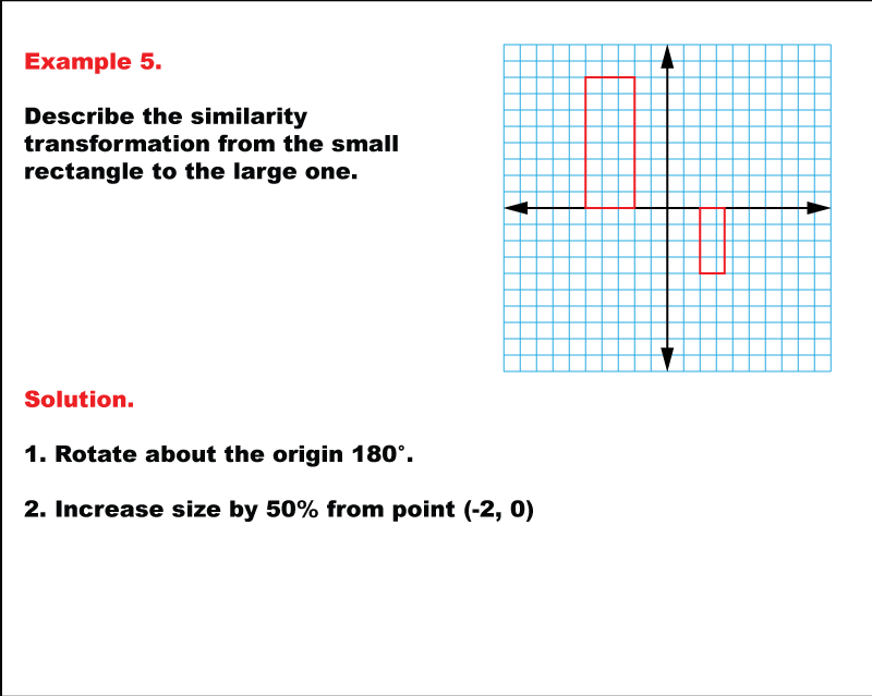 Math Example--Geometric Transformation--Similarity Transformations--Example 5