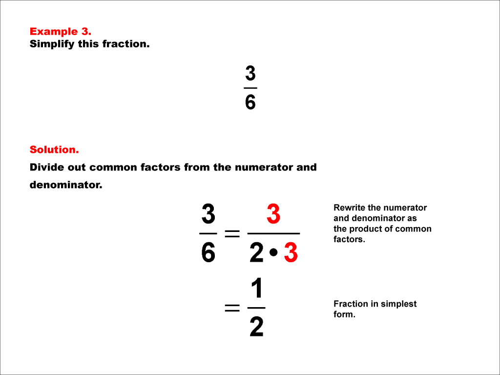 Math Example--Fraction Properties--Simplifying Fractions--Example 3