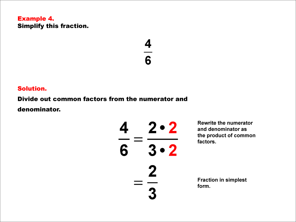 Math Example--Fraction Properties--Simplifying Fractions--Example 4