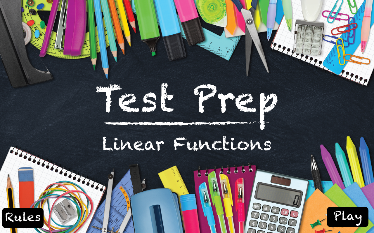 Test Prep Interactive Quiz--Linear Functions