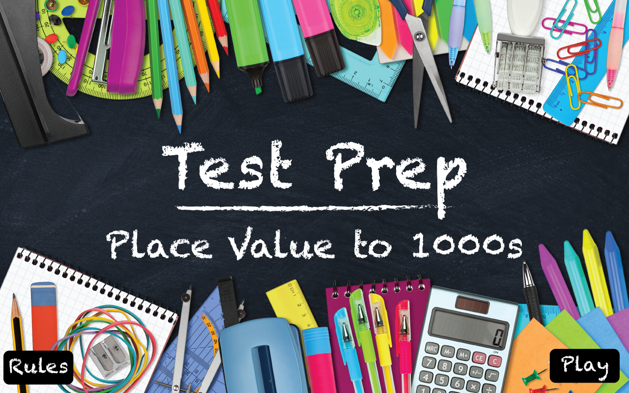 Test Prep Interactive Quiz--Place Value to the Thousands