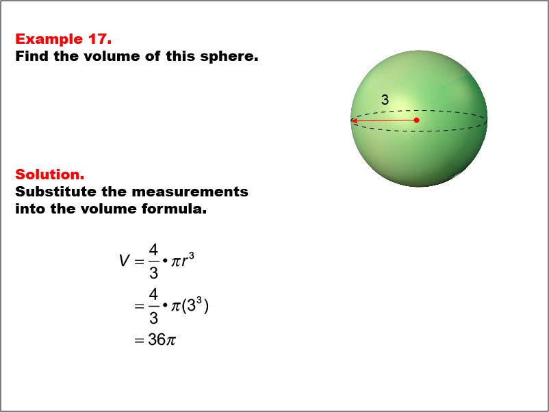Math Example--Volume Concepts--Calculating Volume: Example 17