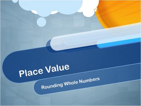 Closed Captioned Video: Place Value: Rounding Whole Numbers