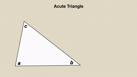 Animated Math Clip Art--Triangles--Acute Triangles 1