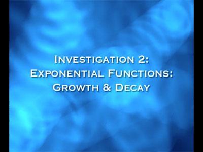 Closed Captioned Video: Algebra Nspirations: Exponents and Exponential Functions, Segment 3
