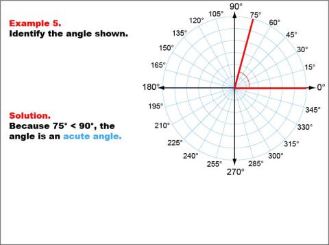 Math Example--Angle Concepts--Angle Measures: Example 5