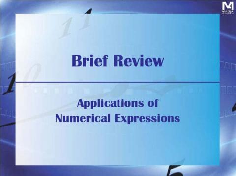 VIDEO: Brief Review: Applications of Order of Operations
