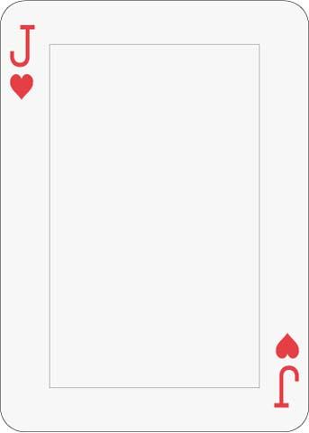 Math Clip Art--Playing Card: Jack of Hearts