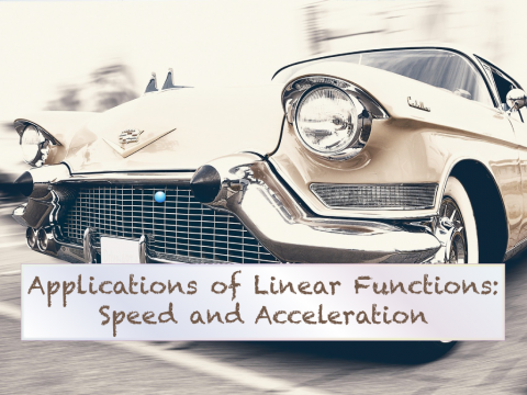 Math Clip Art--Applications of Linear and Quadratic Functions: Speed and Acceleration, Image1