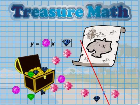 Interactive Math Game--Treasure Math!
