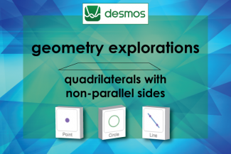 Video Tutorial: Desmos Geometry Exploration: Quadrilaterals with Non-Parallel Sides
