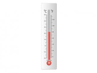 Math Clip Art--Thermometer 10