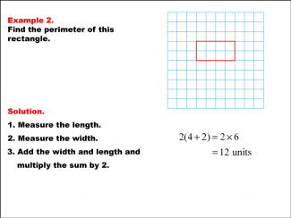 Math Example--Area and Perimeter--Rectangle Perimeter--Example 2