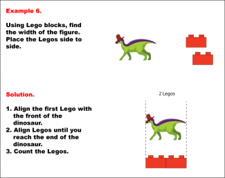 Math Example--Measurement--Measuring with Legos: Example 6
