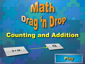 Interactive Math Game--DragNDrop Math--Arithmetic--Counting and Addition