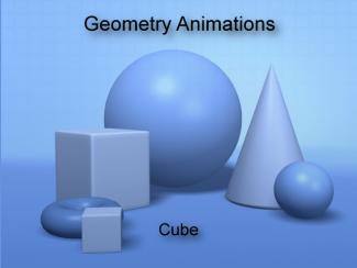 VIDEO: 3D Geometry Animation: Cube
