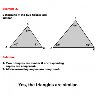 Math Example--Geometric Shapes--Analyzing Similar Shapes--Example 3