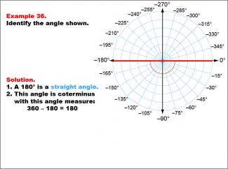 Math Example--Angle Concepts--Angle Measures: Example 36