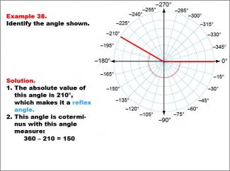 Math Example--Angle Concepts--Angle Measures: Example 38
