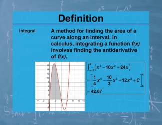 Definition--Calculus Topics--Integral