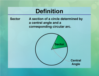 Definition--Circle Concepts--Sector