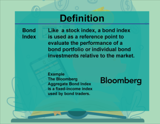 This is part of a collection of definitions on Financial Literacy. This defines the term bond index.