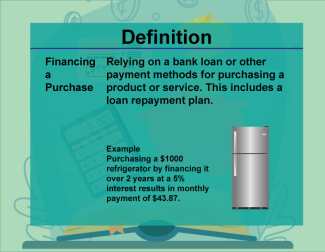 This is part of a collection of definitions on Financial Literacy. This defines the term finance charge.