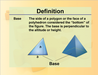 Definition--Geometry Basics--Base