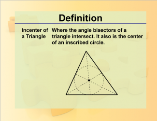 Definition--Geometry Basics--Incenter of a Triangle