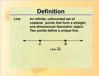 Definition--Geometry Basics--Line
