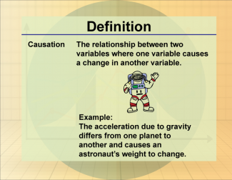 Definition--Statistics and Probability Concepts--Causation