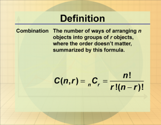 Definition--Statistics and Probability Concepts--Combination 1