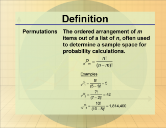 Definition--Statistics and Probability Concepts--Permutation 2