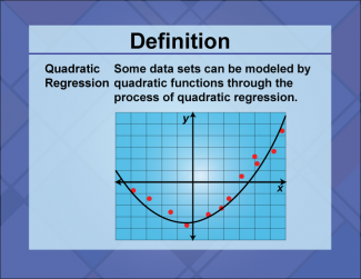 Definition--Quadratics Concepts--Quadratic Regression