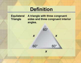 Definition--Triangle Concepts--Equilateral Triangle