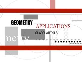 Closed Captioned Video: Geometry Applications: Quadrilaterals